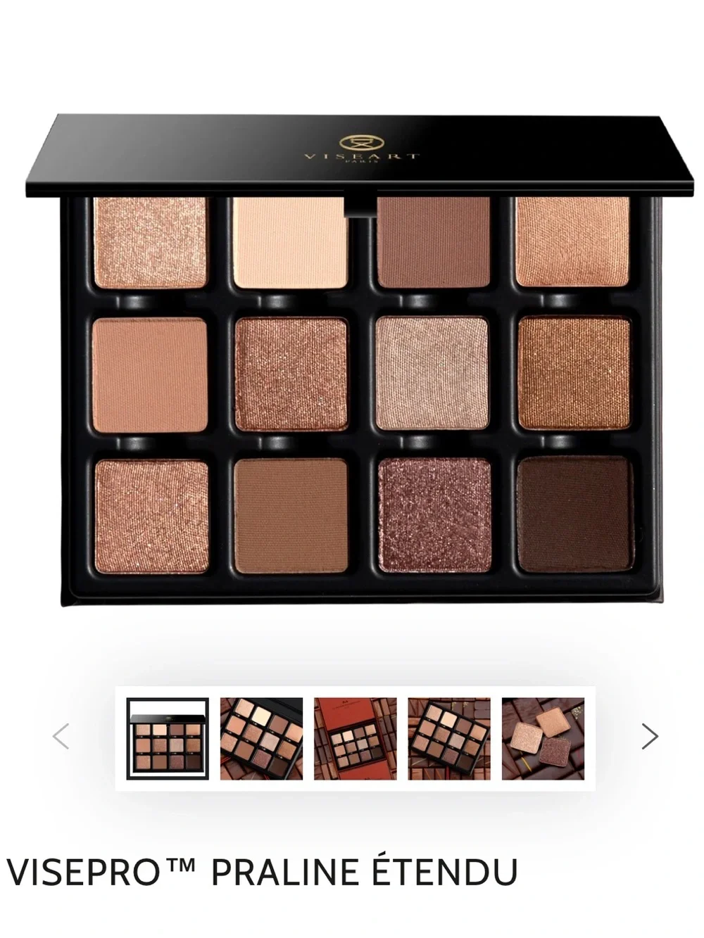 Viseart Praline eye shadow palette